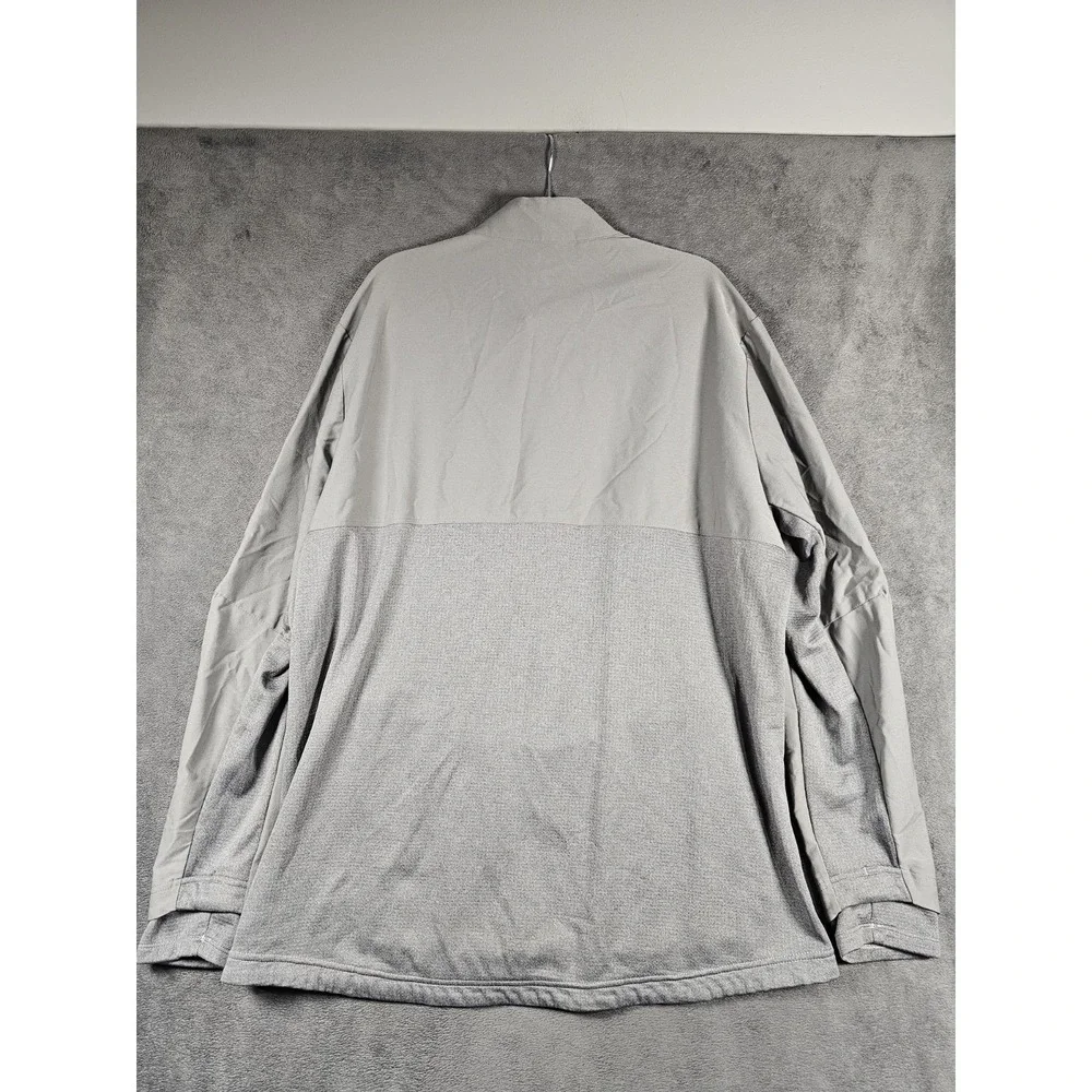 Adidas Golf Club 1/4 Zip Pullover Men's XL Gray Heather‎ Performance Long Sleeve